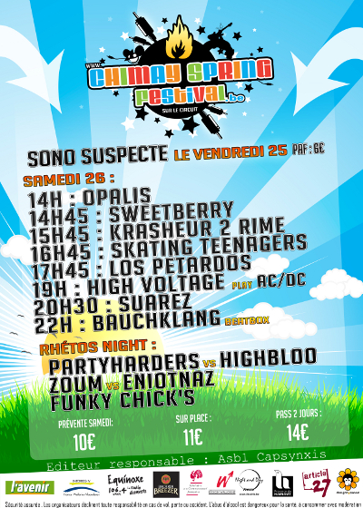 flyers chimay spring festival 2009